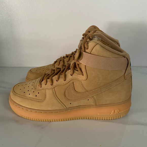 Nike Air Force 1 High GS LV8 Flax Wheat Sz 6Y / 7.5 Wm - Picture 2 of 9